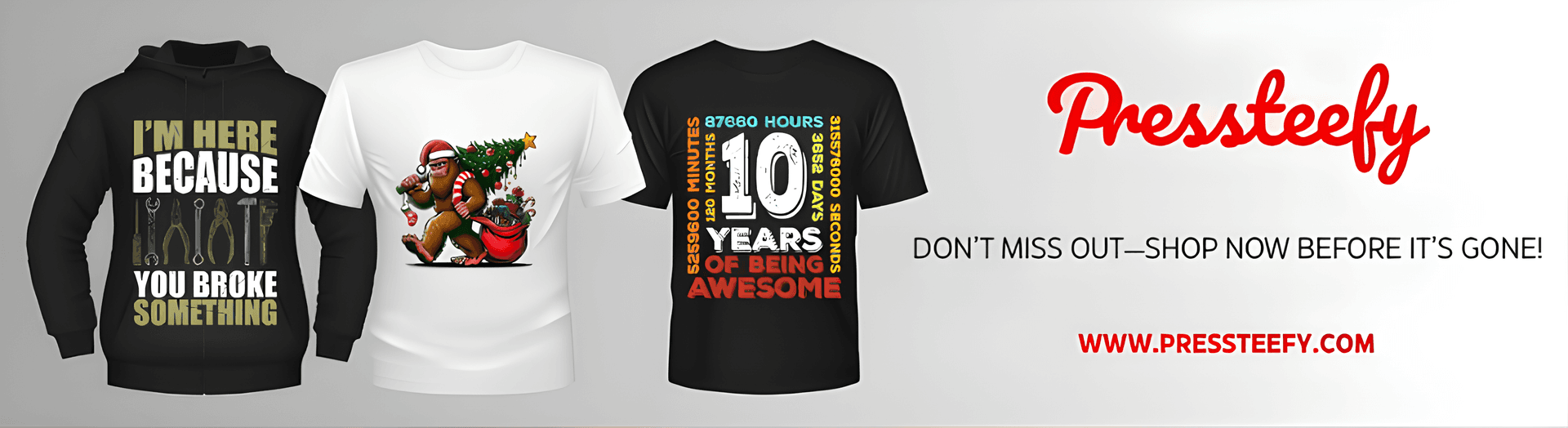 Banner for PressTeefy